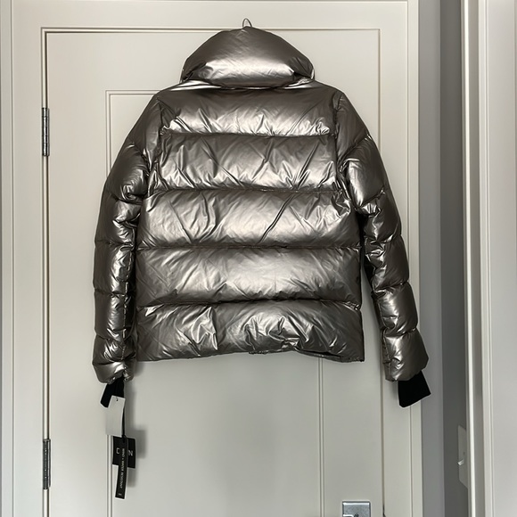 SOLD NWT SAM. Isabel gunmetal down jacket size M - Picture 6 of 12